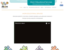 Tablet Screenshot of akorn.com.au
